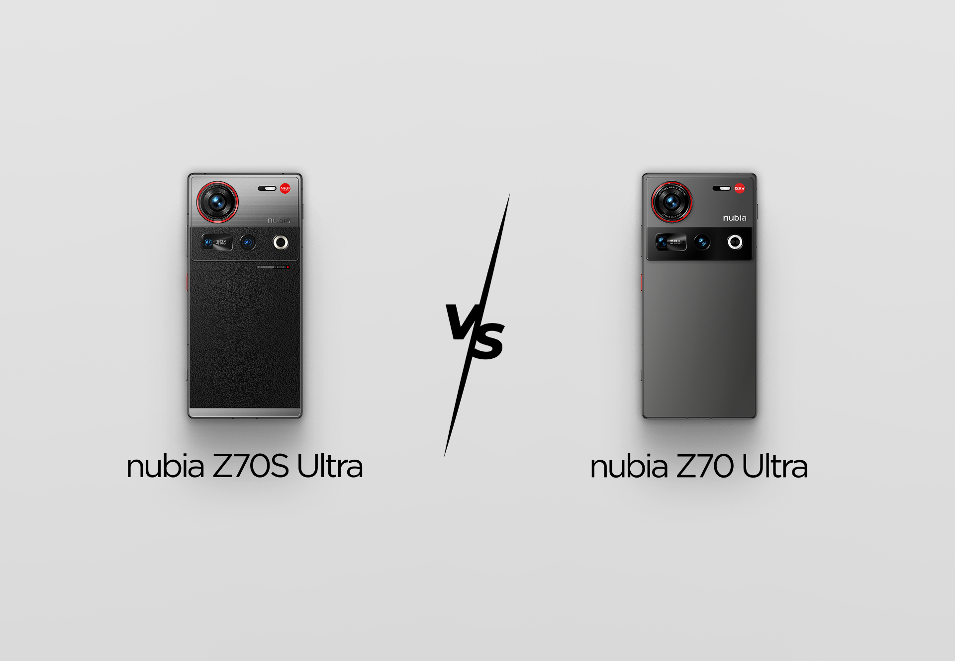 Retro Charm vs. Modern Power: Comparing the nubia Z70S Ultra and nubia Z70 Ultra