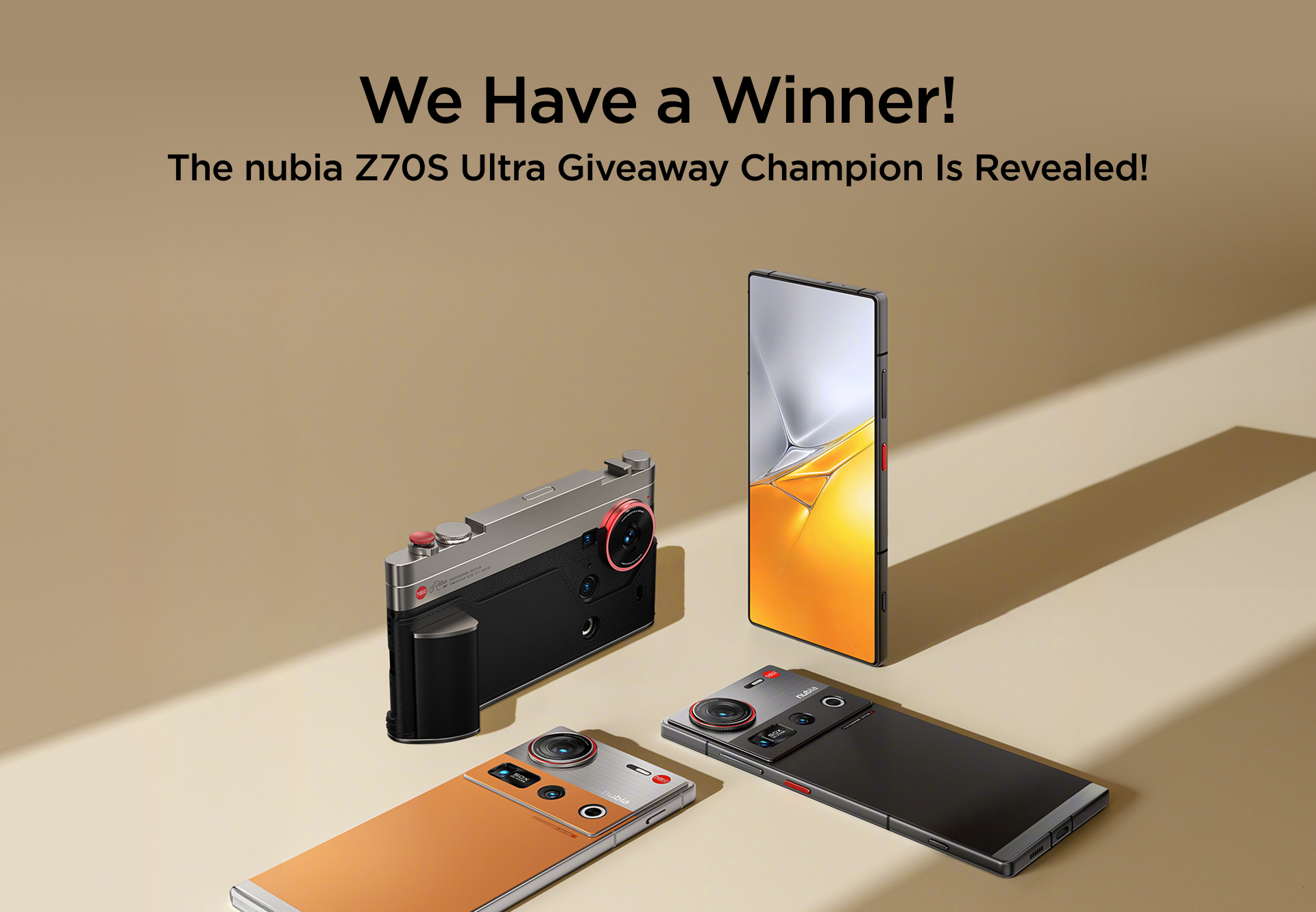 nubia Z70S Ultra Giveaway: Thank You & What’s Next