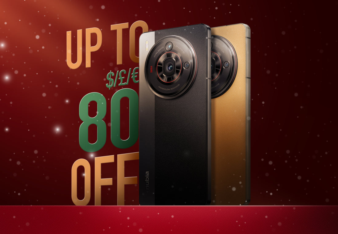 Celebrate the Season with nubia: Unwrap Up to €80 Off on the Z50S Pro!