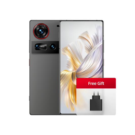 nubia Z70 Ultra Black with official nubia charger UK plug